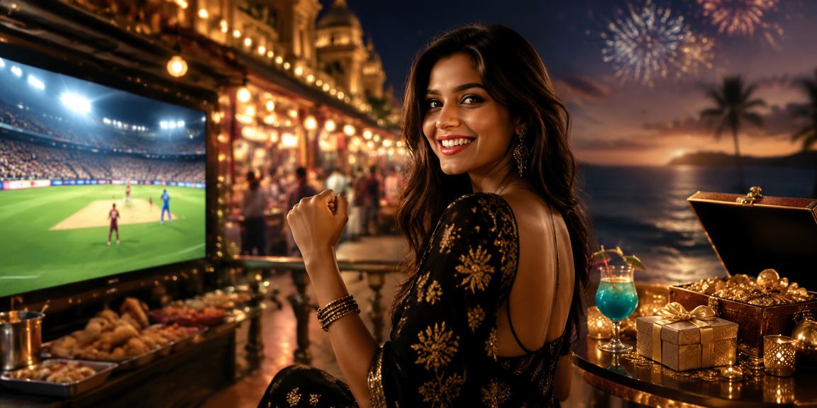 Bustling night market in Lucknow near entertainment and casino venues